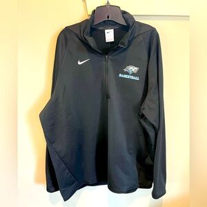 Nike Men's Wolves Basketball Black Therma Quarter-Zip XXL New